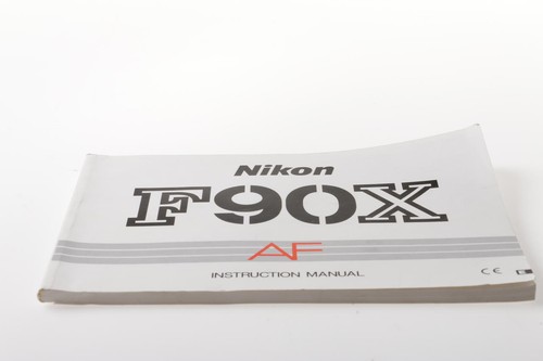 Nikon f90x instruction manual - f90x,