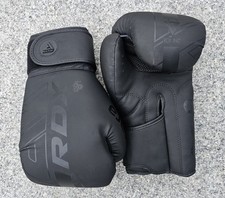 RDX F6 Kara Kinder Boxhandschuhe Kickboxen Muay Thai MMA schwarz 8 OZ -Neu -