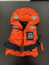 Secumar Bravo Print Kinder Rettungsweste orange unbenutzt Neu bis 20kg