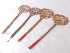 1 von 4 Rattan Teppichklopfer geflochten Handklopfer ca 80 cm Stil  50er 60er