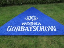 Wodka Gorbatschow Fahne Flagge Banner ca. 285 x 300 cm  siehe auch Fotos