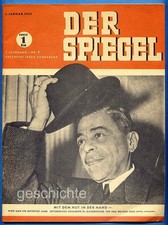 DER SPIEGEL, 1. Jahrgang Nr. 1, erscheint jeden Sonnabend, Preis 1 RM, 1947 !!!