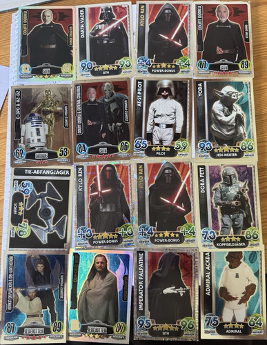 Star wars force - attax, trading