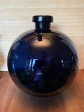 Klaus Breit Kugel Vase ,Blau Höhe 27cm