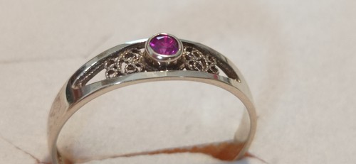Ring kleiner rubin - ring,