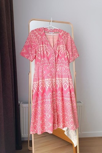 Women white stuff dress pink - women,