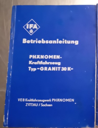 Original ddr betriebsanleitung - ddr,