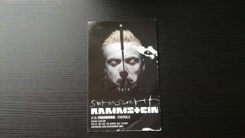 Rammstein ticket sehnsucht - rammstein,