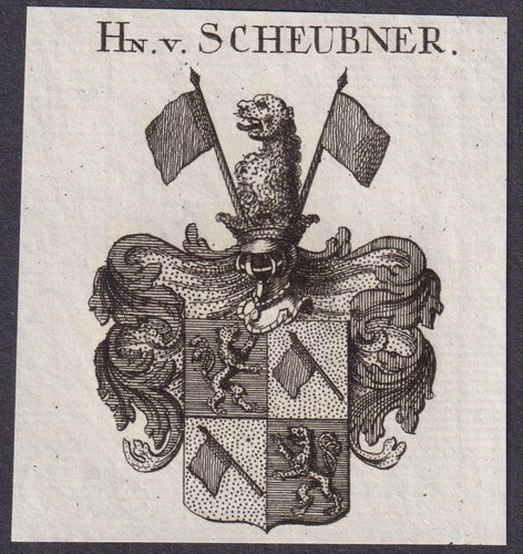 Scheubner wappen coat arms - wappen,