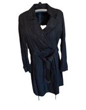 Marithé François Girbaud Trenchcoat Mantel Gr. D42 Sportlicher Look Gürtel Neu