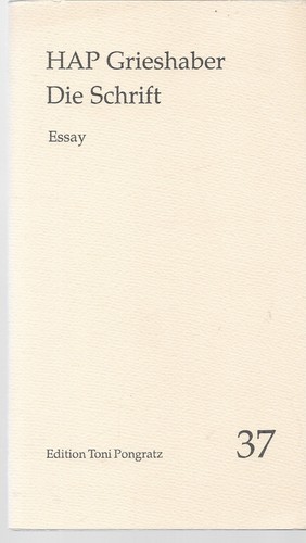 Hap grieshaber die schrift - hap,