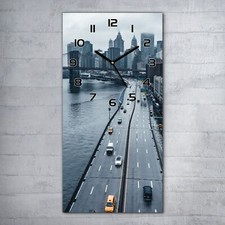 Glasuhr Wanduhr Küchenuhr New