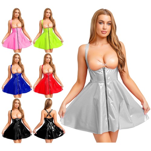 Frauen wetlook pvc - frauen,