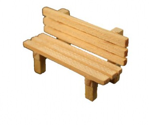 Puppenstube miniatur bank 5 - -,