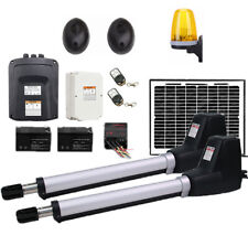  Torantrieb Drehtorantrieb Set  Tor bis 5,5 m und 400 kg mit Solar Anlage