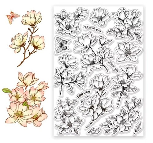 Magnolie blume clear - magnolie,