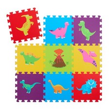 Puzzlematte Spielmatte Krabbelmatte Kindermatte Dinosaurier Schaumstoffmatte