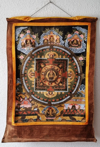 Schönes altes thangka bild - altes,