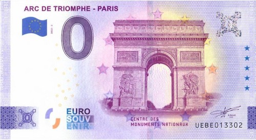 Euro schein paris arc - schein, de