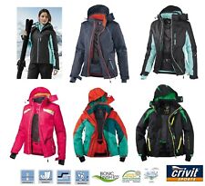 CRIVIT® Damen Herren Ski Jacke, Winterjacke Wind und wasserdicht