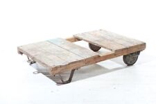 alte Rollpalette für Deichsel Rollwagen Palettenwagen Transportwagen Wagen 