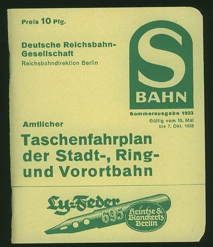 Berlin bahn taschenfahrplan - berlin,