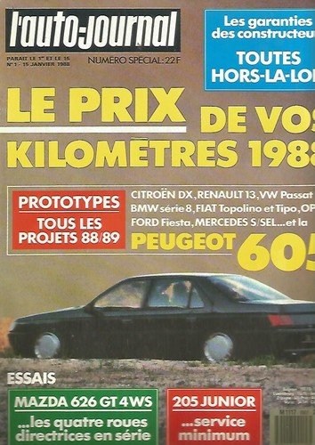 Auto journal 01 - n°01, citroen