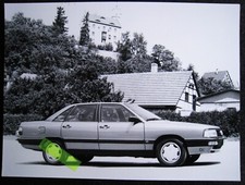 Werksfoto Audi 200 Turbo C3 Limousine 86 Foto photo Prospekt brochure depliant