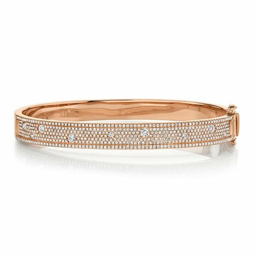 Schwebendes diamantarmband 14k - schwebendes,