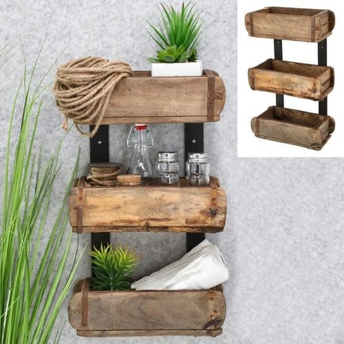 Wandregal regal buche holz - ,