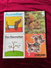 DDR Kinderbücher Konvolut Pappbilderbuch Bilderbücher Ausreißer Struppi