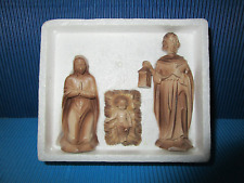 Alte Kauders Krippenfiguren 3 tlg. heilige Familie