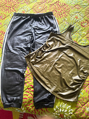 Hose lang schwarz mit - ,