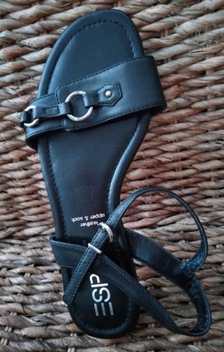 Esprit echt leder sandalen - echt,