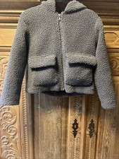 Zara Teddyjacke Gr.152 Dunkel
