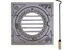 Quadratischer gusseiserner