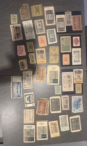 Konvolut deutsches papiergeld - konvolut,