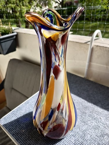 Große geschwungene kunstglas - große,