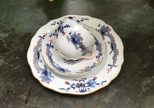 Meissen porzellan tlg - meissen, 3-tlg