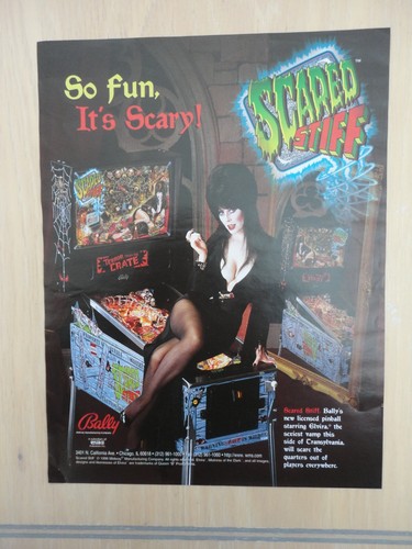 Bally scared stiff pinball - scared,