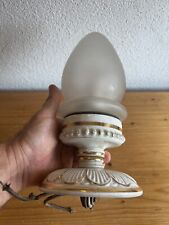 Antike Jugendstil Deckenlampe Lampe mit Porzellan Fassung Villa Büro Top!!!