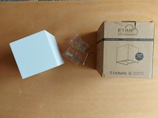 Etime LED Wandleuchte 12W IP65 ws direkt / indirekt Abstrahlwinkel einstellbar