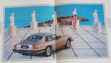 JAGUAR XJS XJ-S Coupe Cabrio Cabriolet 30x30cm Prospekt Brochure 1990 G