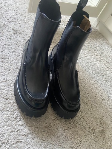 Zara junky boots - junky, schwarz