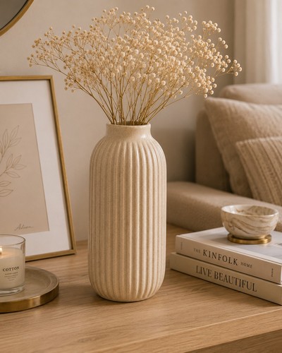 Keramikvase modern beige - modern,