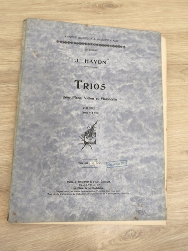 Altes notenbuch haydn - altes,