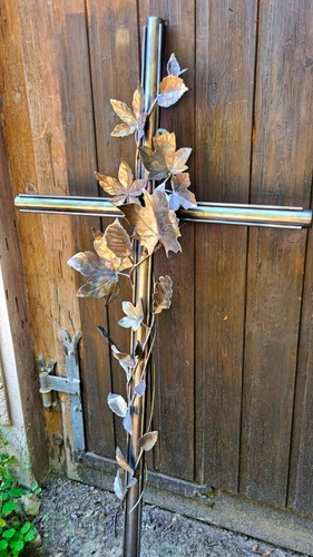 Edelstahl grabkreuz - edelstahl,