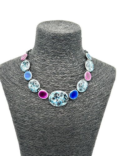 Ikita statement halskette blau - statement,