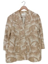 OUI Übergangsmantel Damen Mantel Gr. DE 46 creme-hellbraun-beige Casual-Look