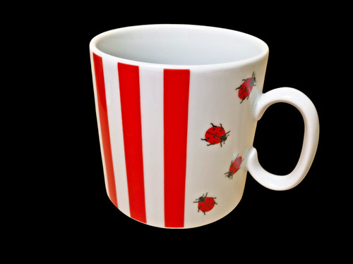 Kaffeebecher haferl streifen - haferl,